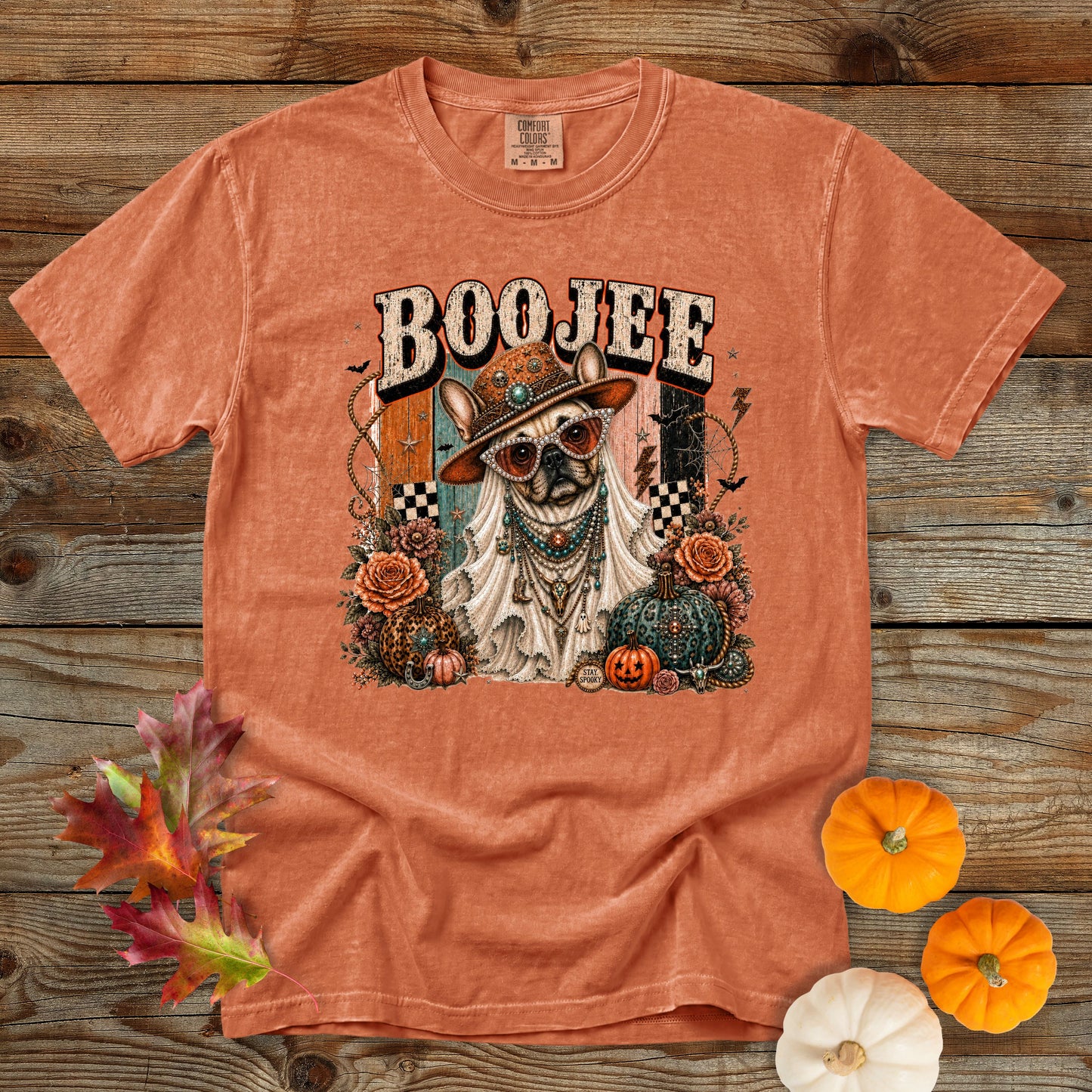 Boojee French Bulldog Halloween T-Shirt | Comfort Colors 1717