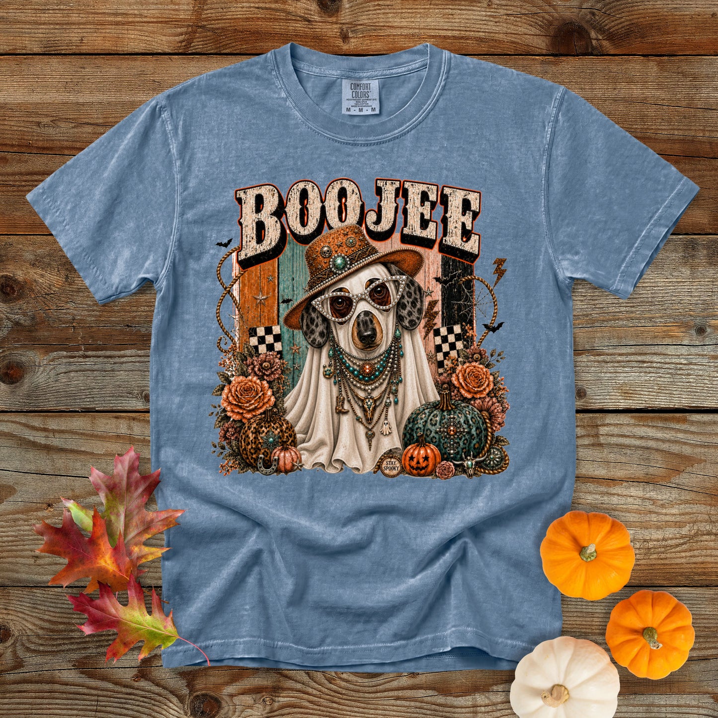 Boojee Ghost Dachshund T-Shirt | Dog Mom Tee Comfort Colors 1717