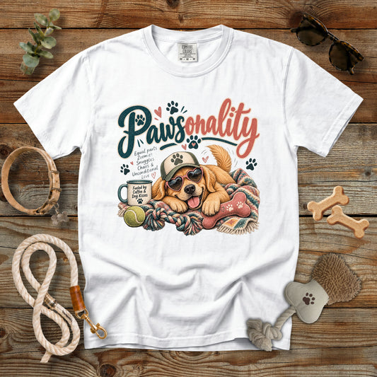 Pawsonality Dog Mom T-Shirt | Comfort Colors 1717