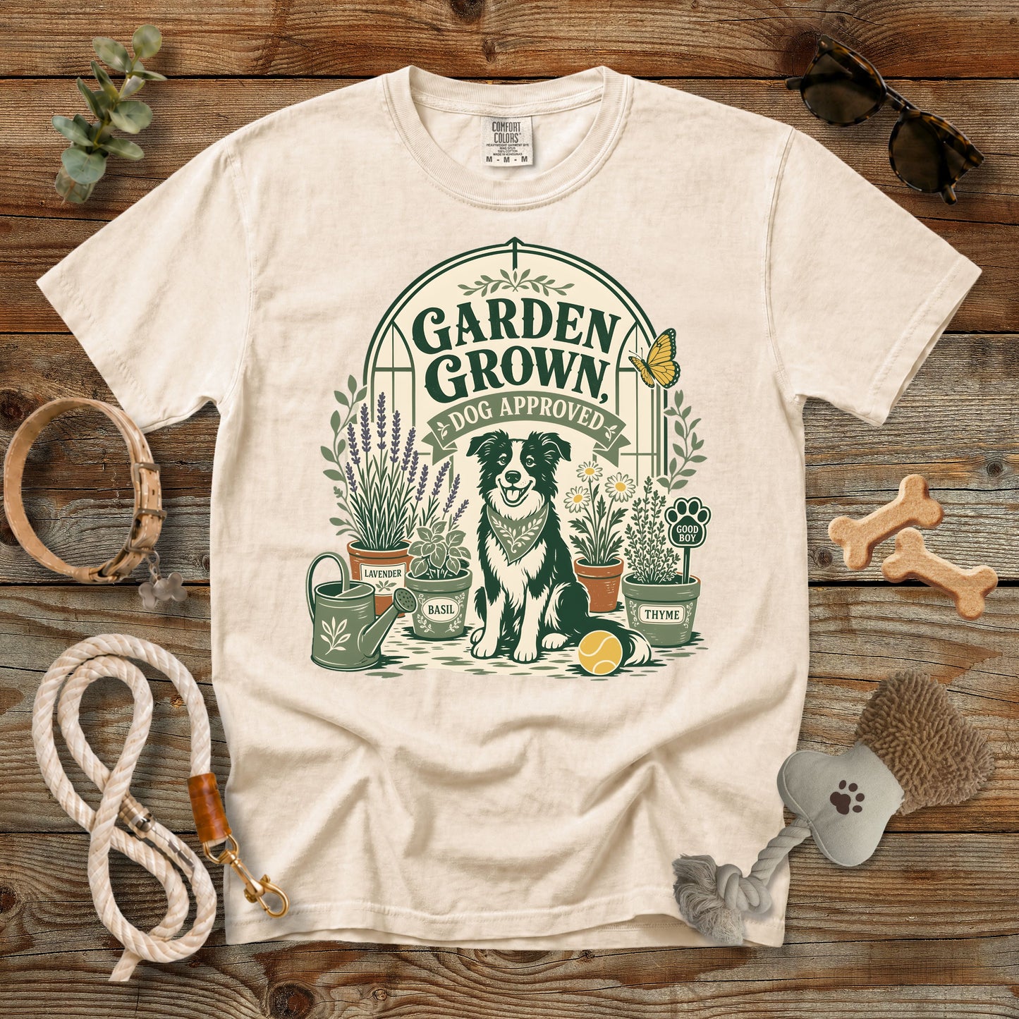 Garden Grown, Dog Approved T-Shirt | Comfort Colors® 1717