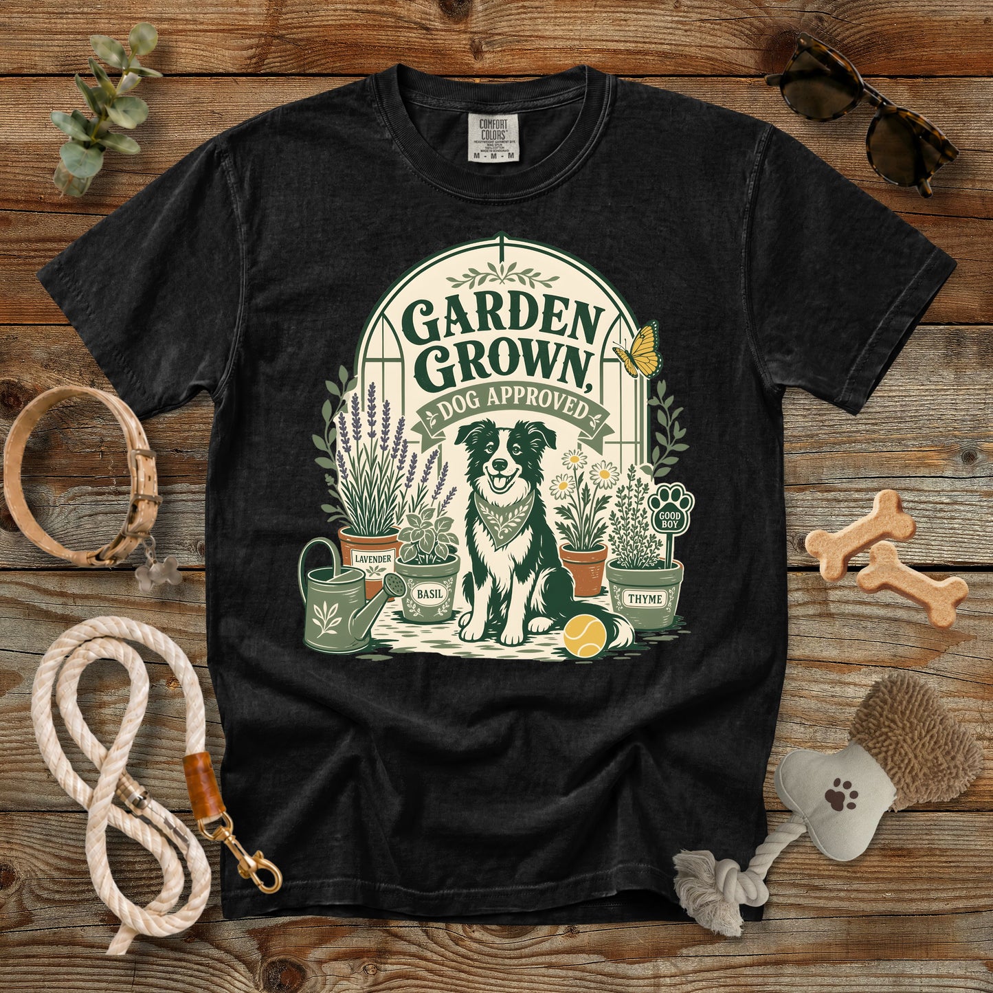 Garden Grown, Dog Approved T-Shirt | Comfort Colors® 1717