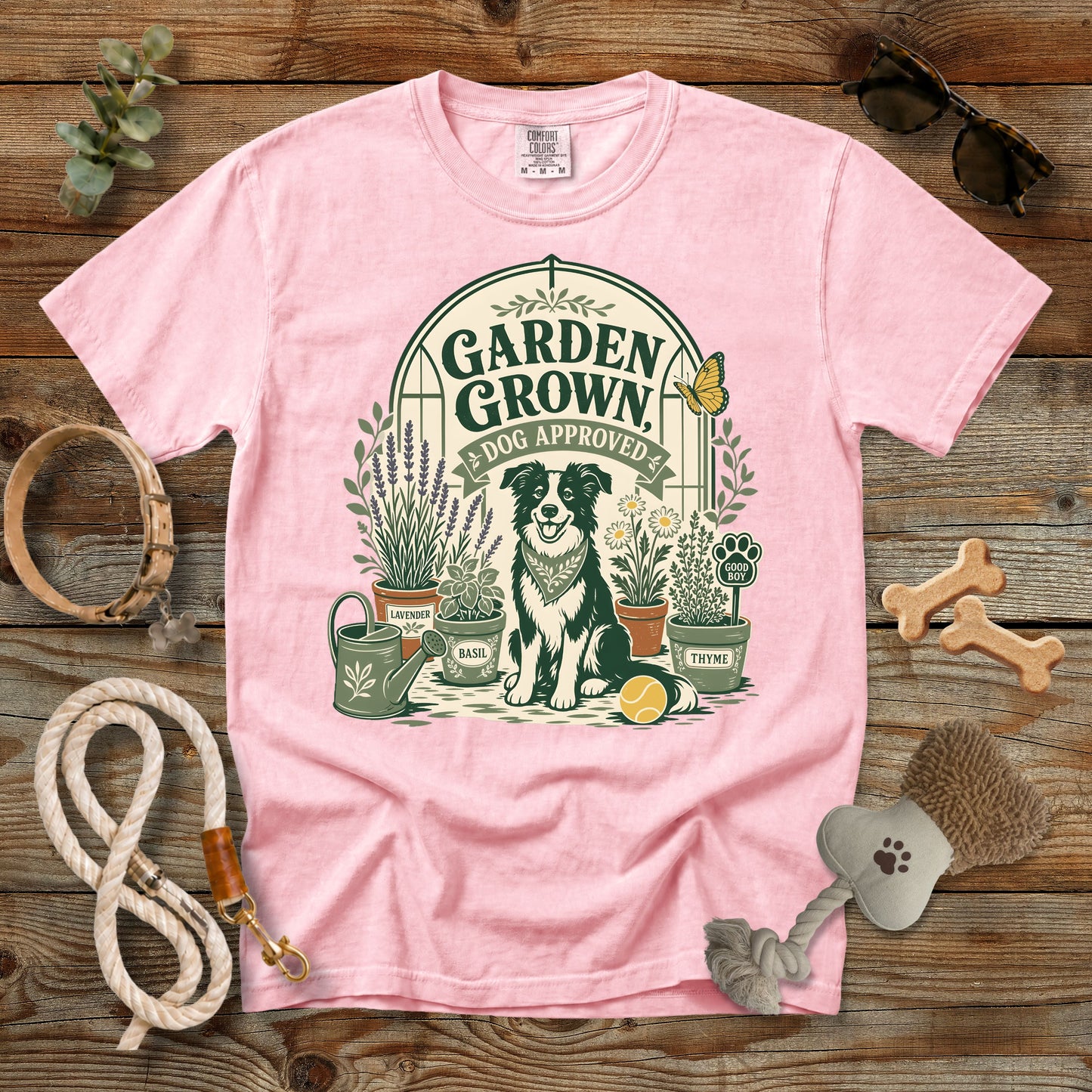 Garden Grown, Dog Approved T-Shirt | Comfort Colors® 1717