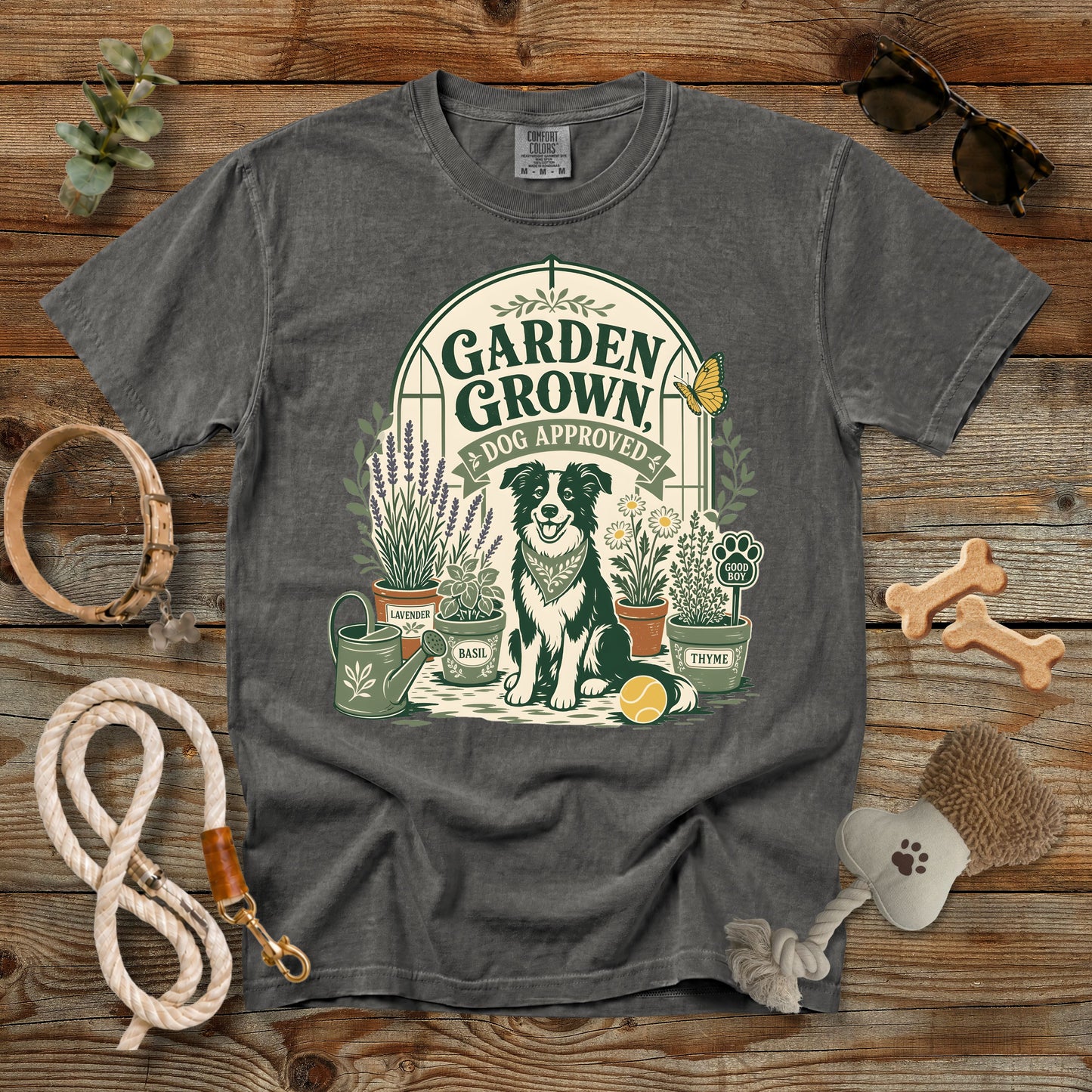 Garden Grown, Dog Approved T-Shirt | Comfort Colors® 1717