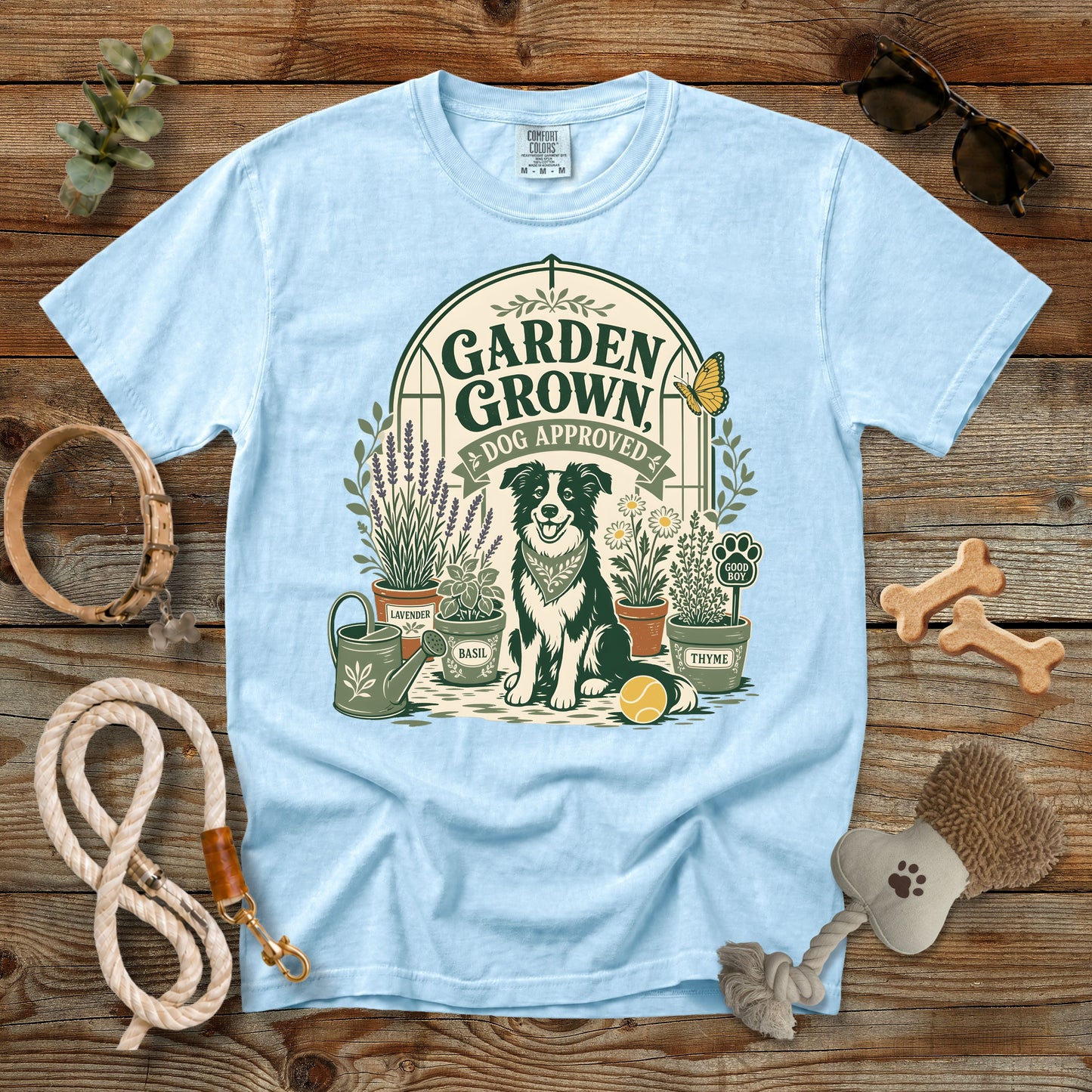 Garden Grown, Dog Approved T-Shirt | Comfort Colors® 1717