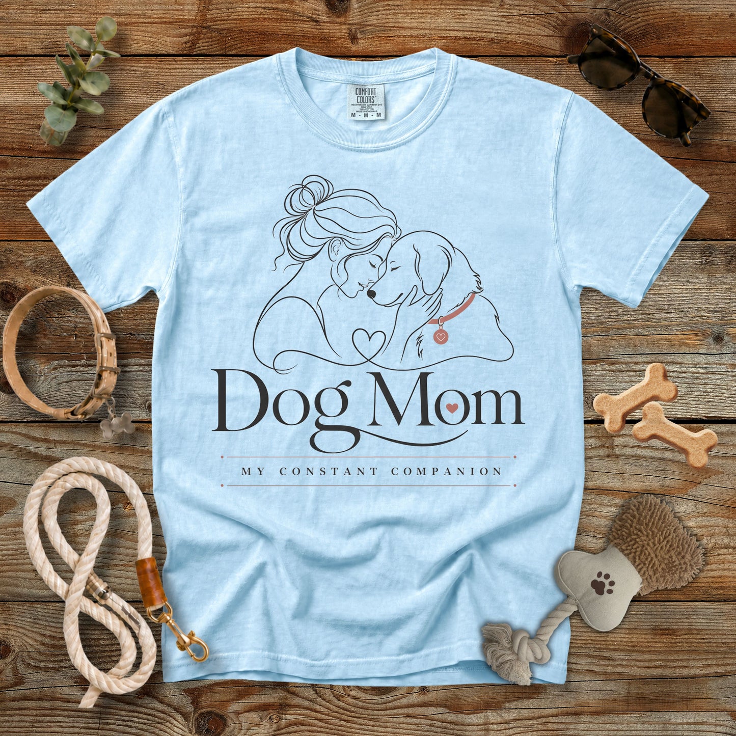 Minimalist Dog Mom T-Shirt | Comfort Colors® 1717