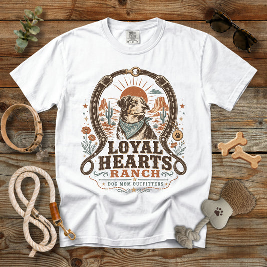 Loyal Hearts Ranch Dog Mom T-Shirt | Comfort Colors 1717