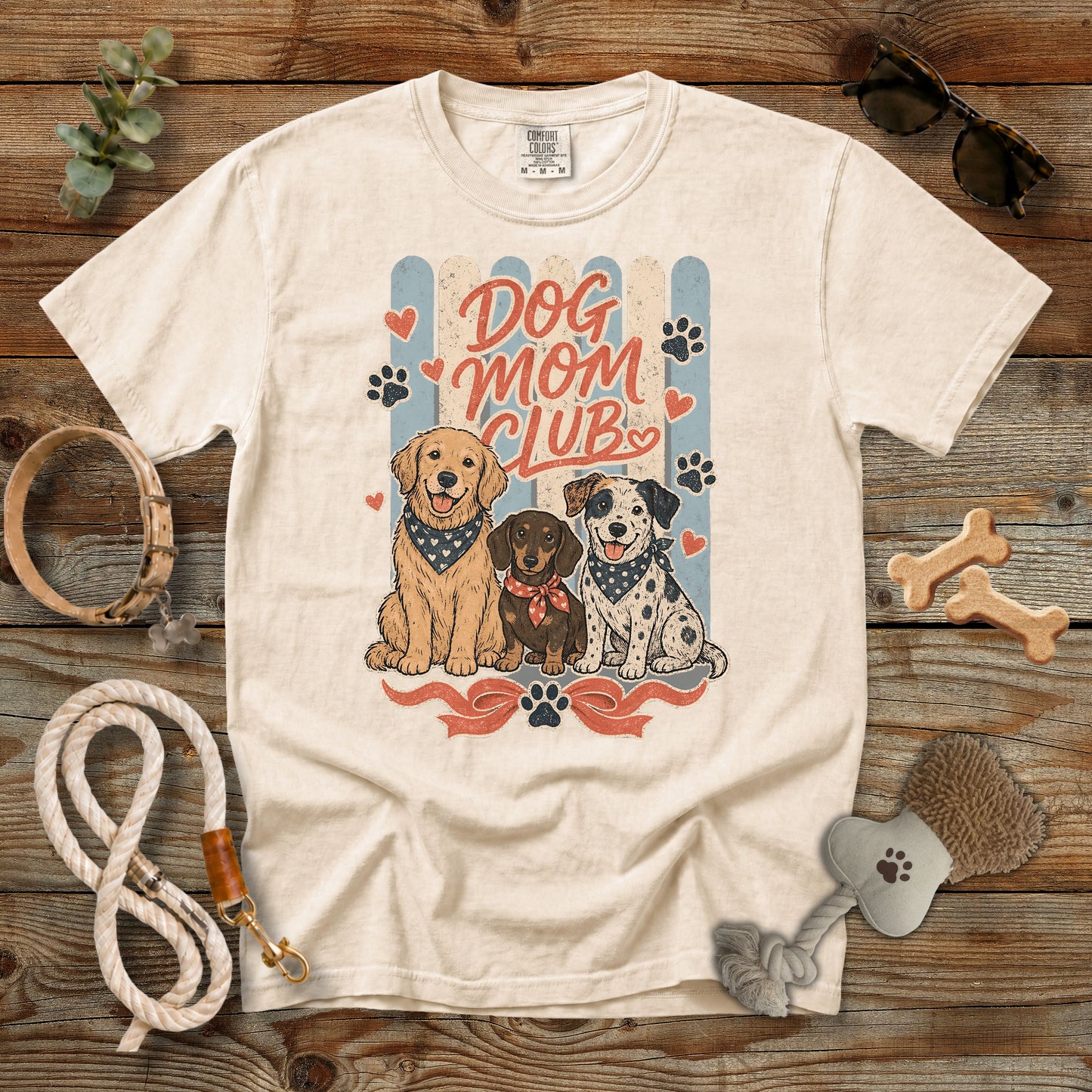 Dog Mom Club T-Shirt | Comfort Colors 1717