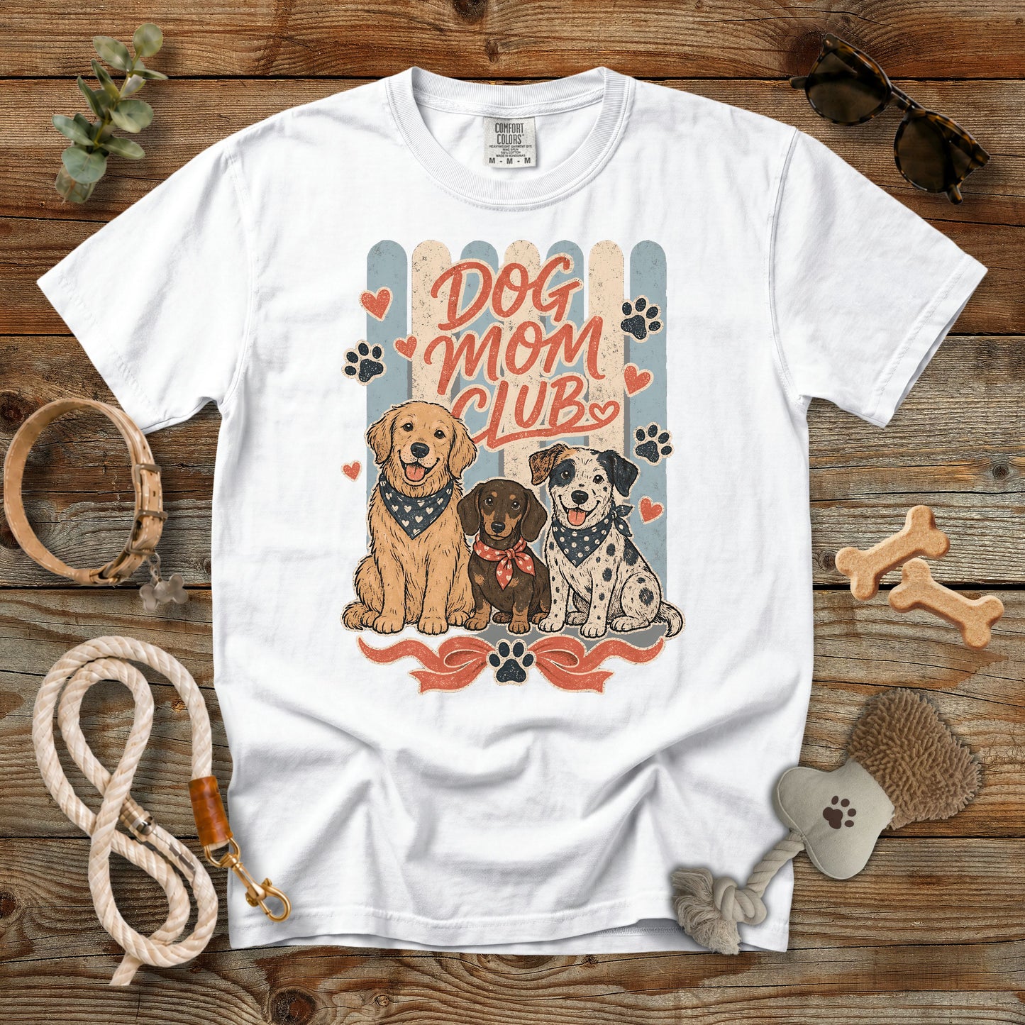 Dog Mom Club T-Shirt | Comfort Colors 1717