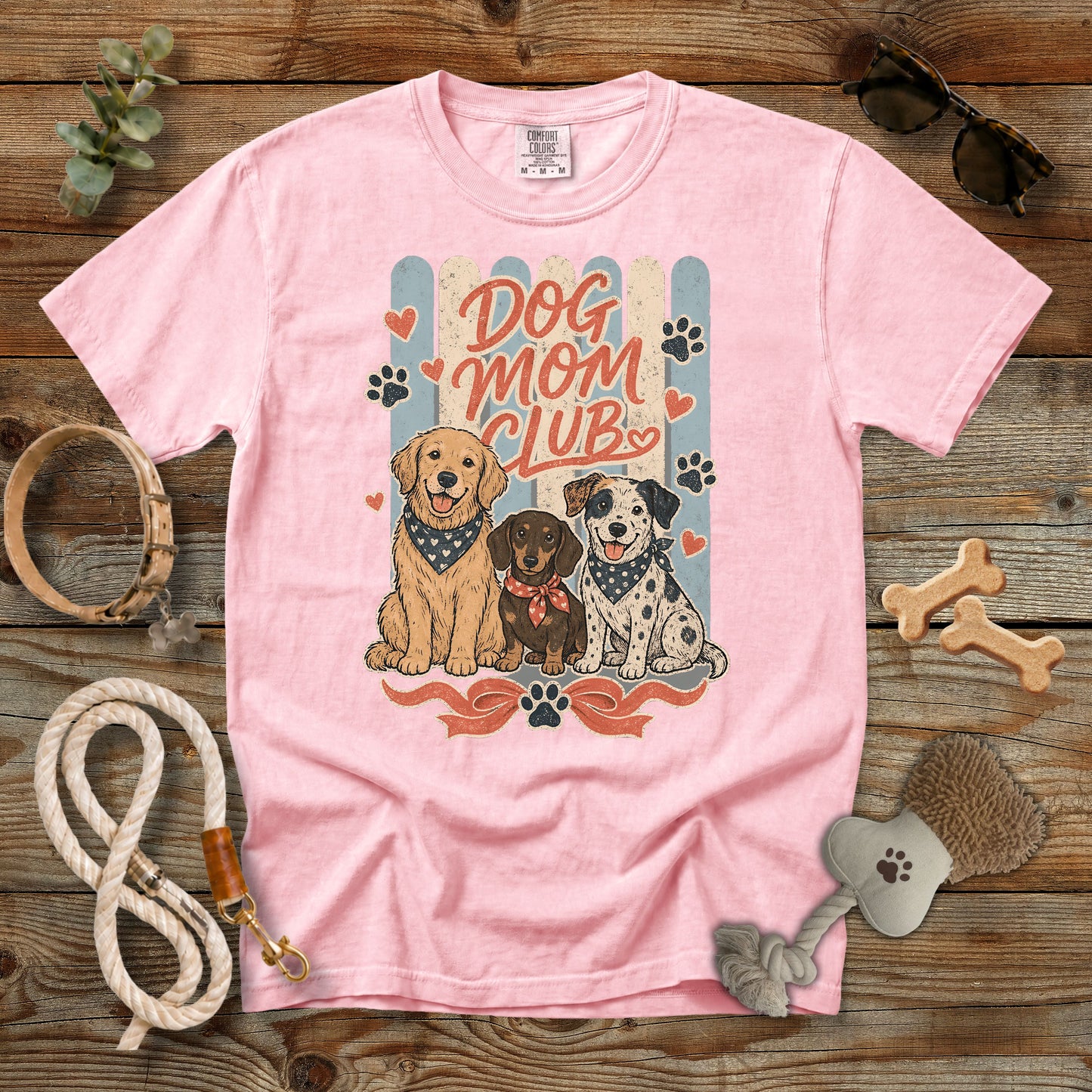 Dog Mom Club T-Shirt | Comfort Colors 1717