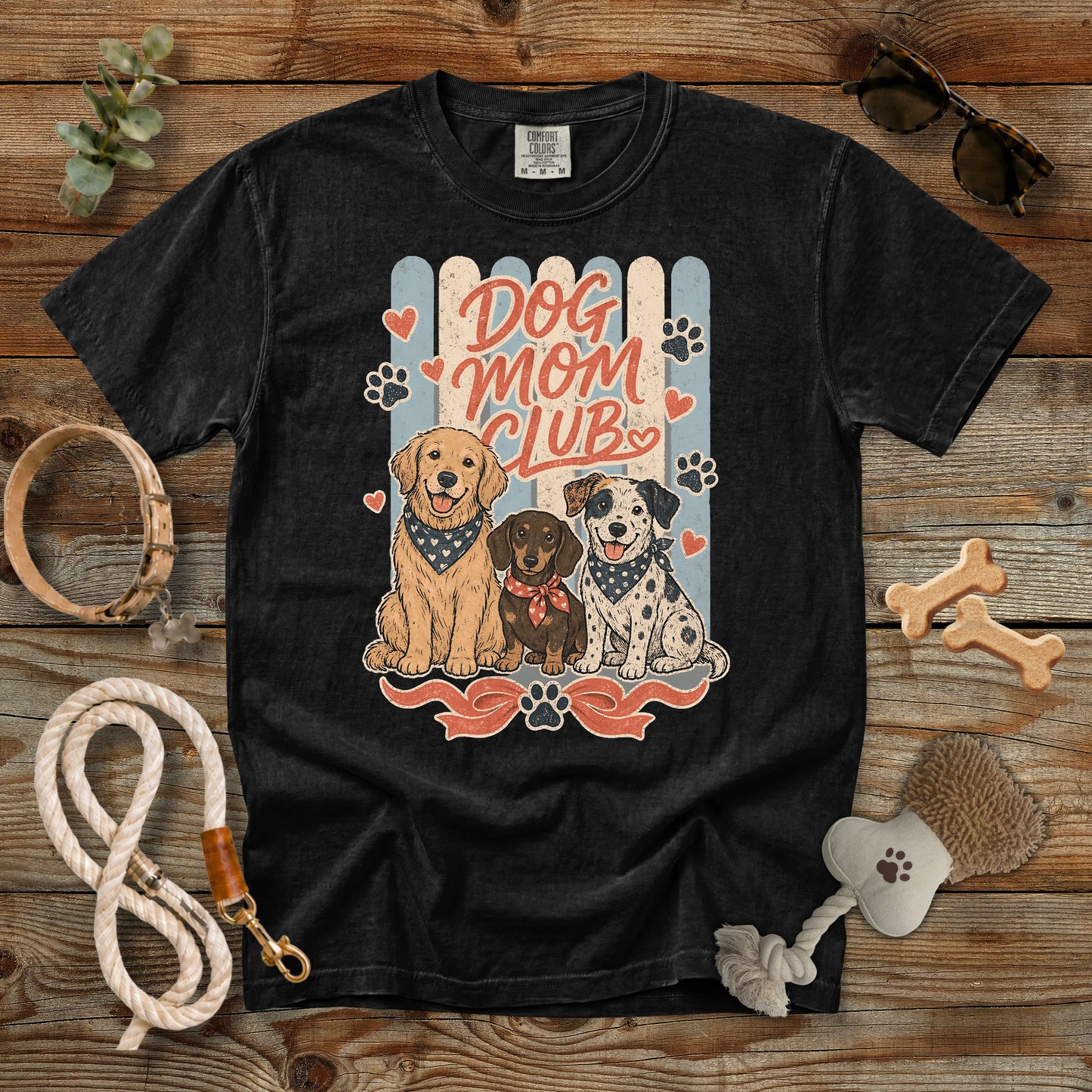 Dog Mom Club T-Shirt | Comfort Colors 1717