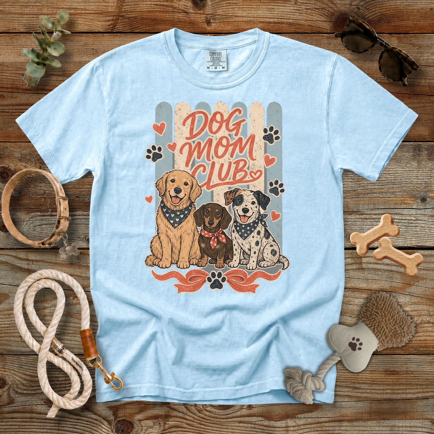 Dog Mom Club T-Shirt | Comfort Colors 1717