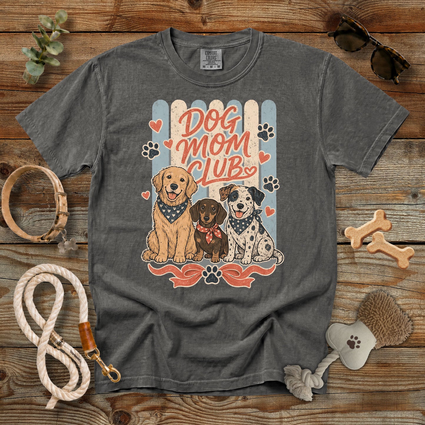 Dog Mom Club T-Shirt | Comfort Colors 1717