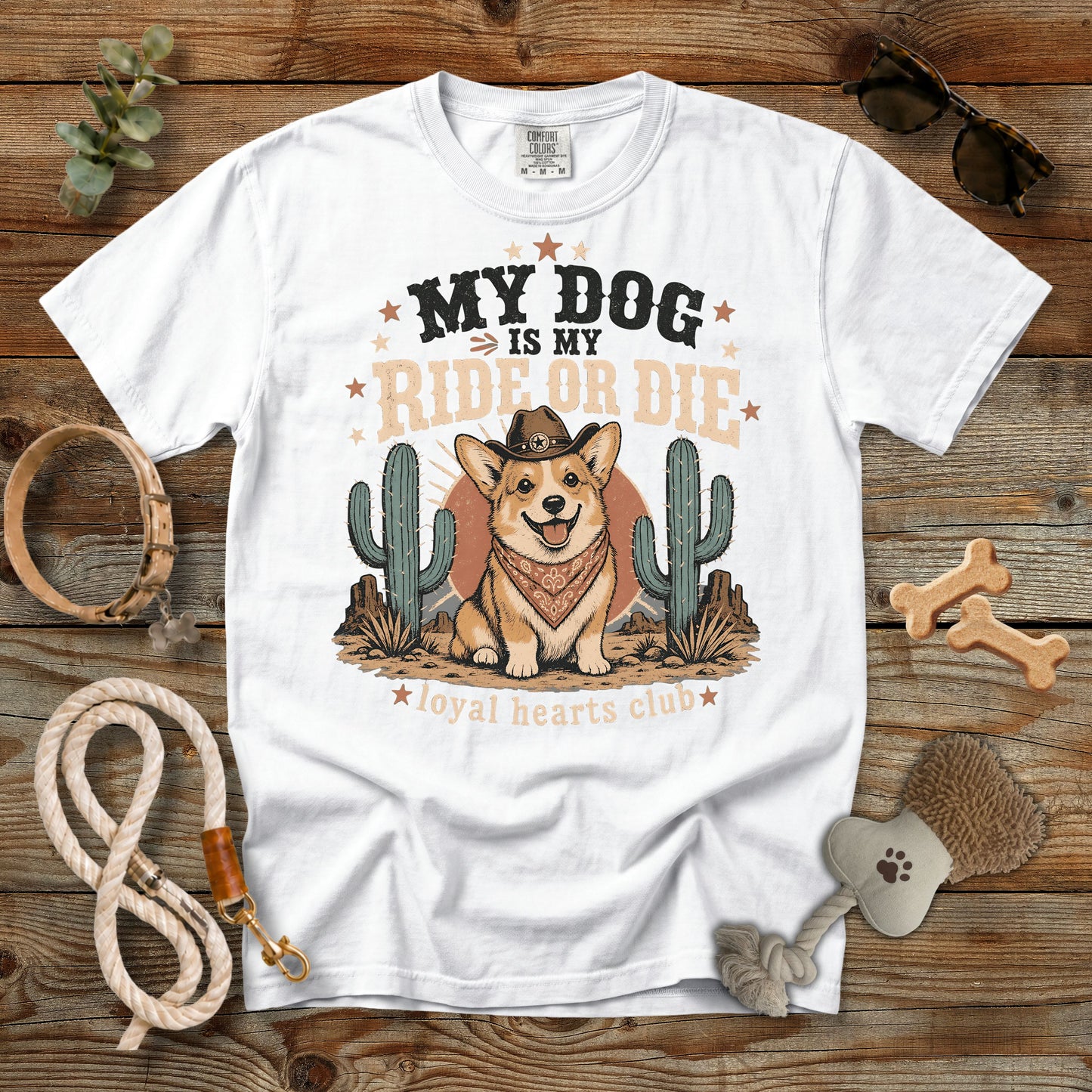 My Dog Is My Ride or Die T-Shirt | Comfort Colors 1717