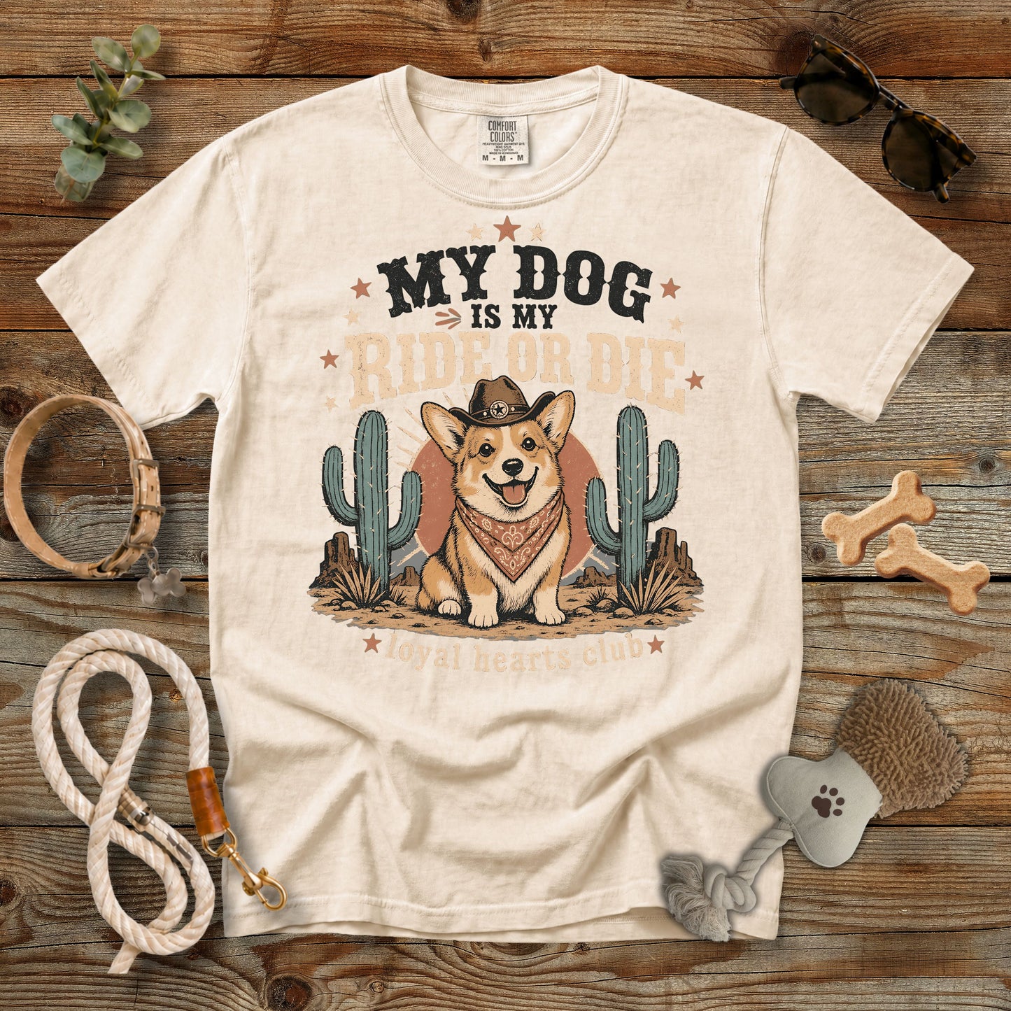 My Dog Is My Ride or Die T-Shirt | Comfort Colors 1717
