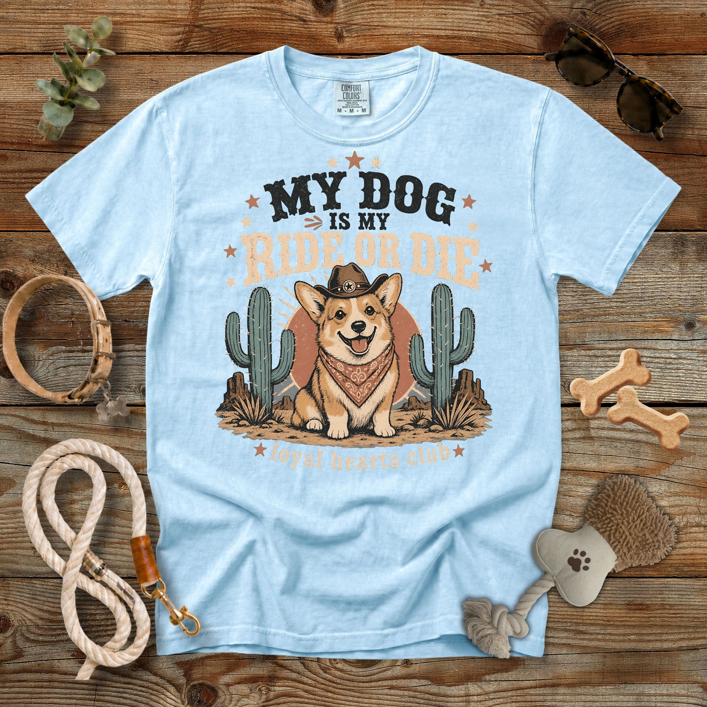My Dog Is My Ride or Die T-Shirt | Comfort Colors 1717