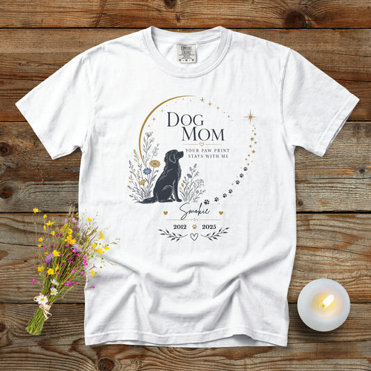 Personalized Dog Memorial T-Shirt | Comfort Colors 1717