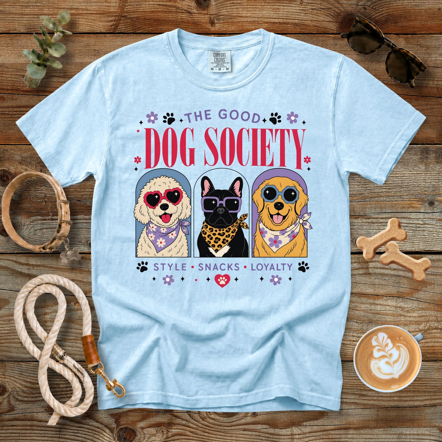 The Good Dog Society T-Shirt | Comfort Colors 1717