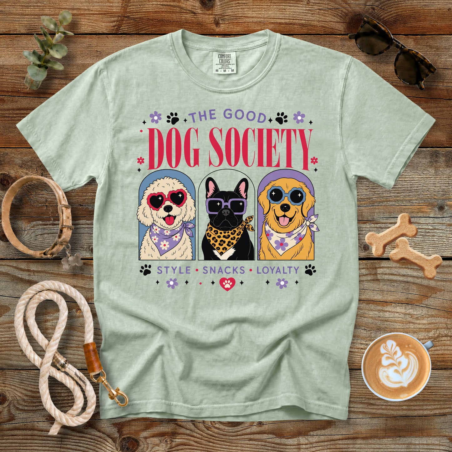 The Good Dog Society T-Shirt | Comfort Colors 1717