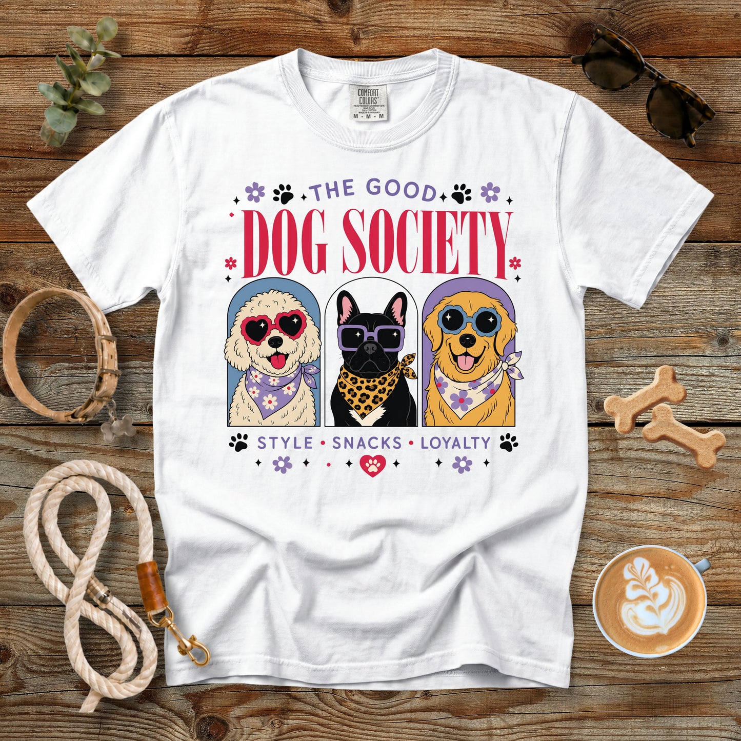 The Good Dog Society T-Shirt | Comfort Colors 1717