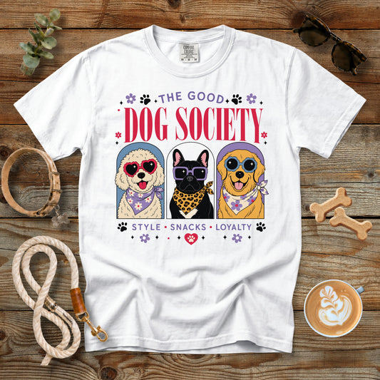 The Good Dog Society T-Shirt | Comfort Colors 1717