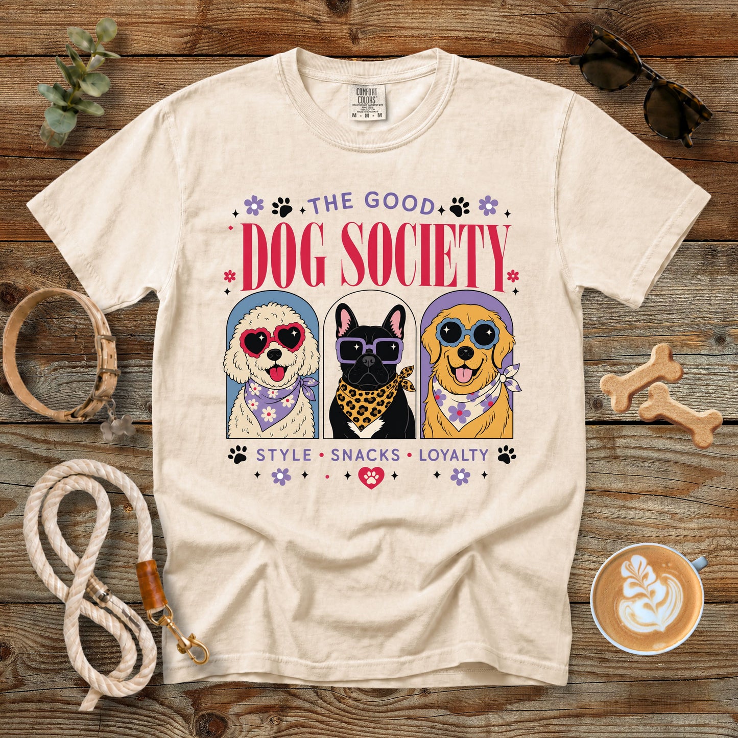 The Good Dog Society T-Shirt | Comfort Colors 1717