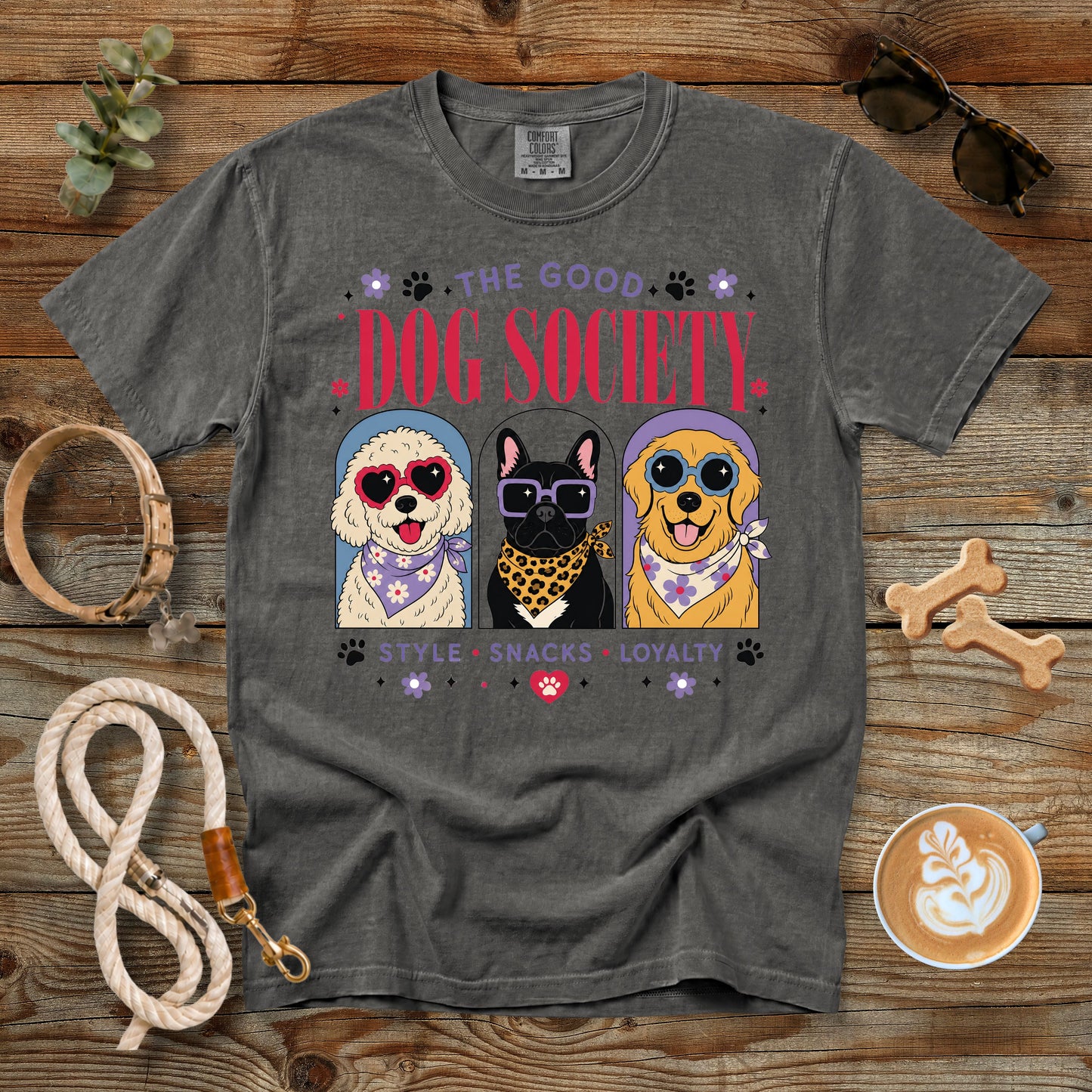 The Good Dog Society T-Shirt | Comfort Colors 1717