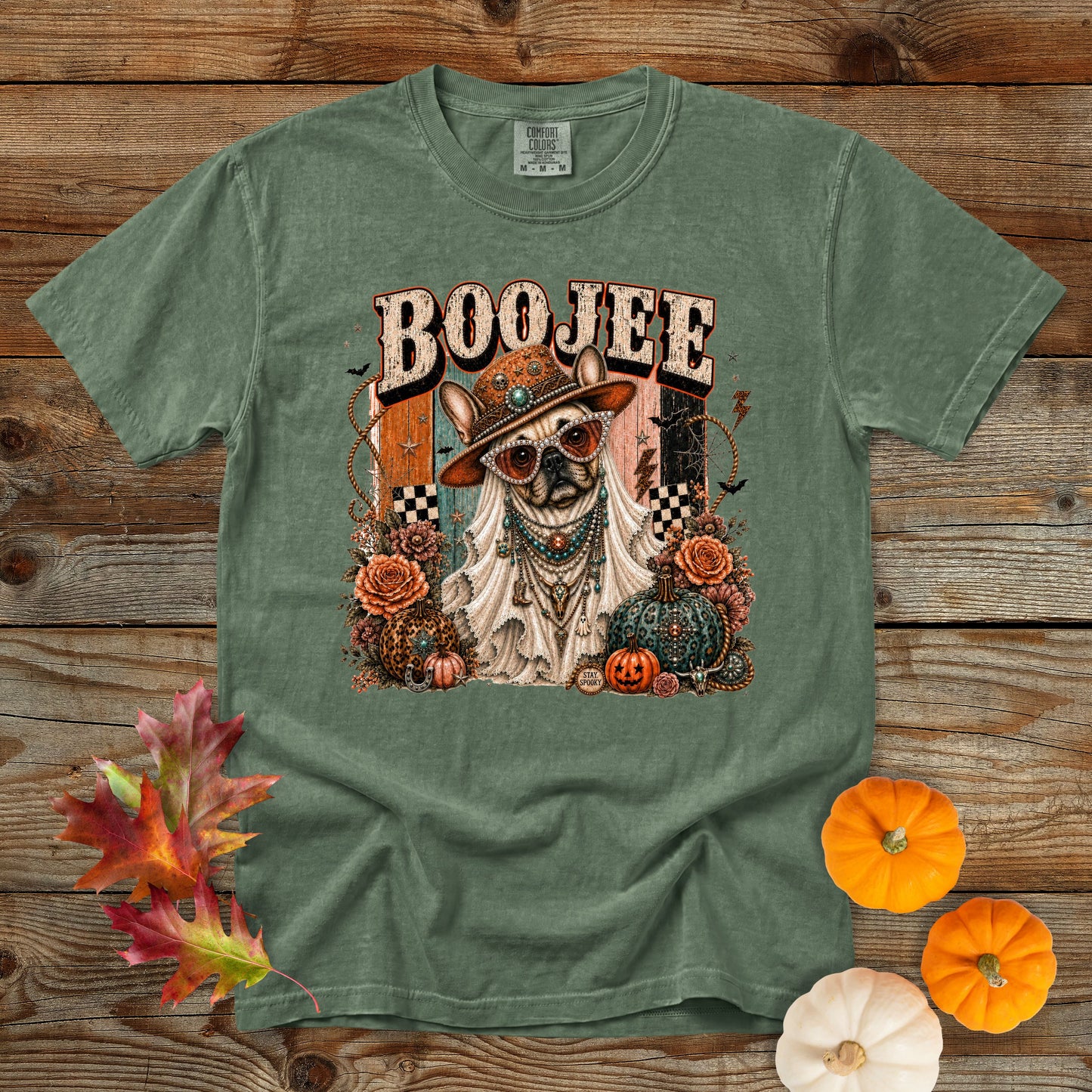 Boojee French Bulldog Halloween T-Shirt | Comfort Colors 1717