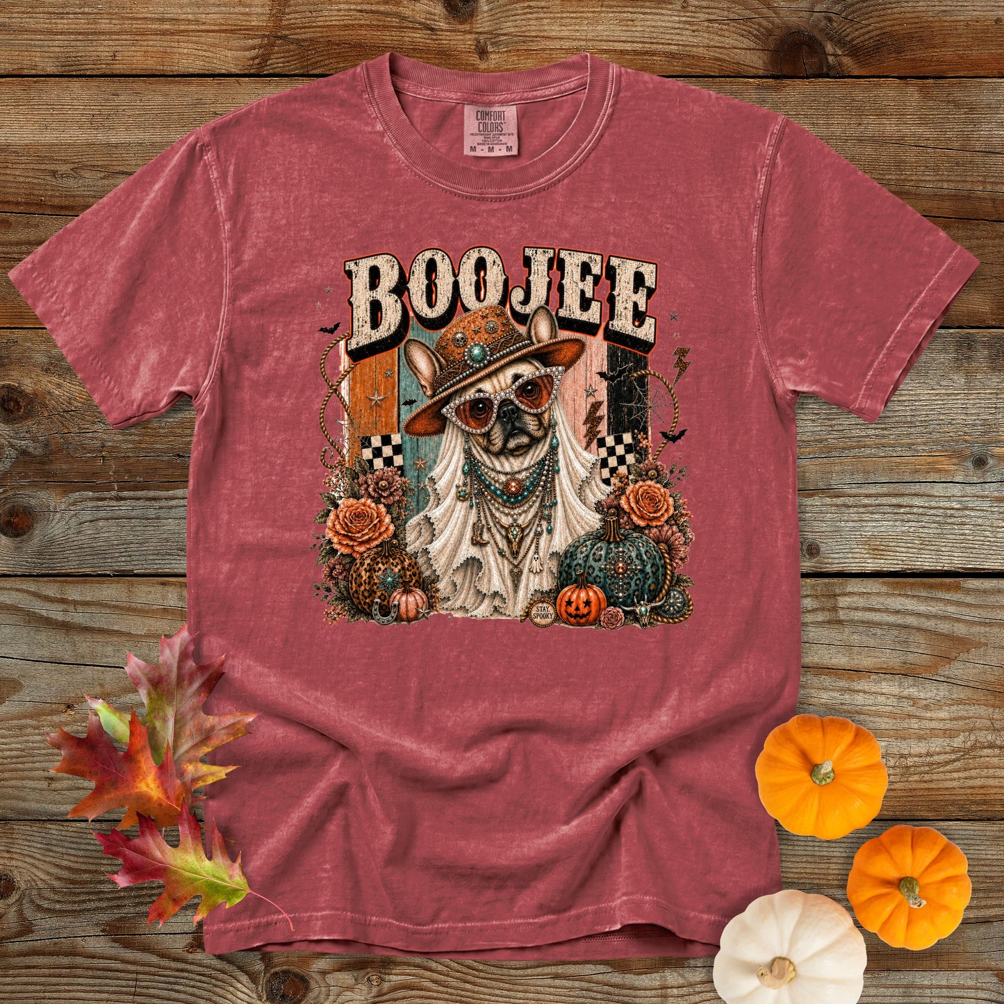 Boojee French Bulldog Halloween T-Shirt | Comfort Colors 1717
