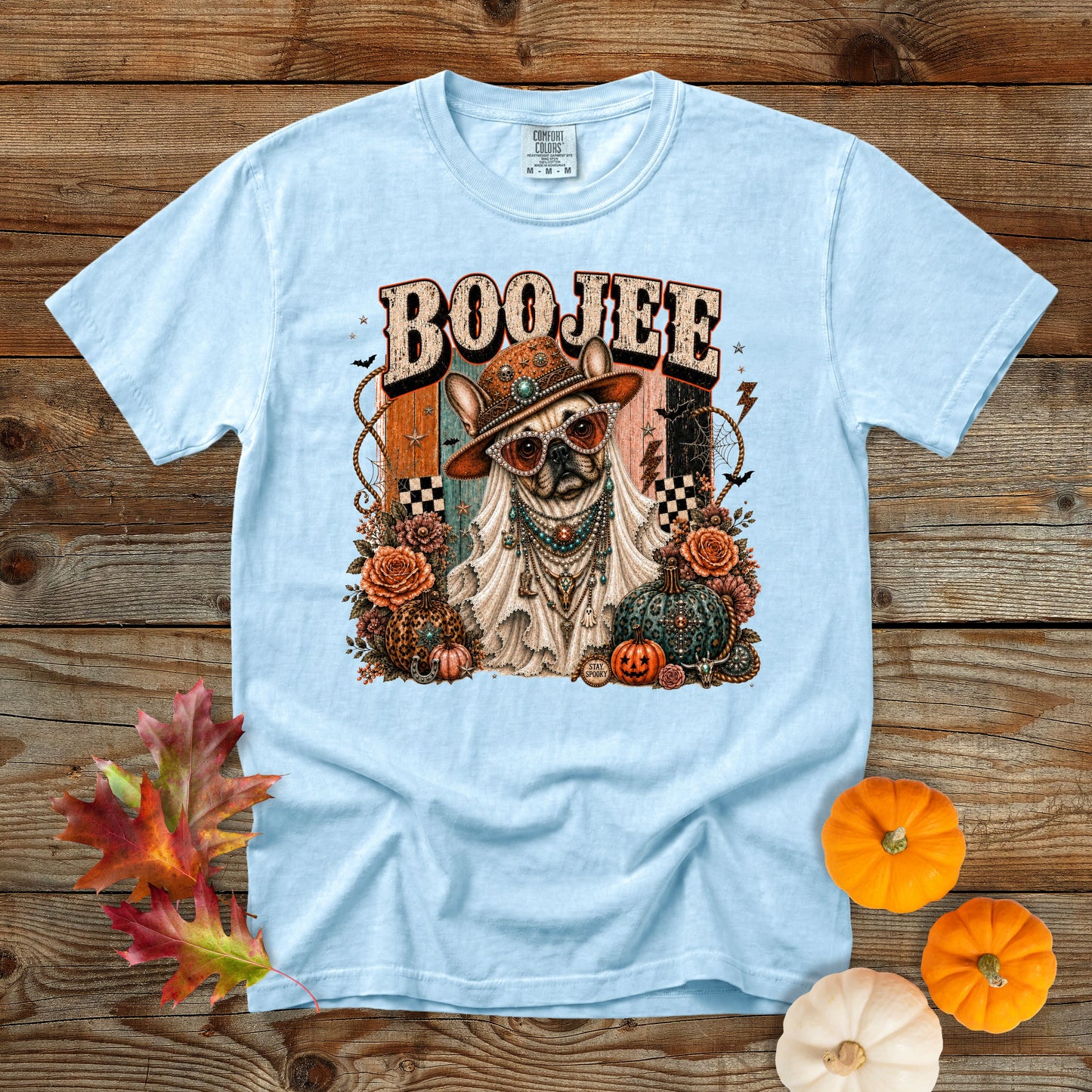 Boojee French Bulldog Halloween T-Shirt | Comfort Colors 1717