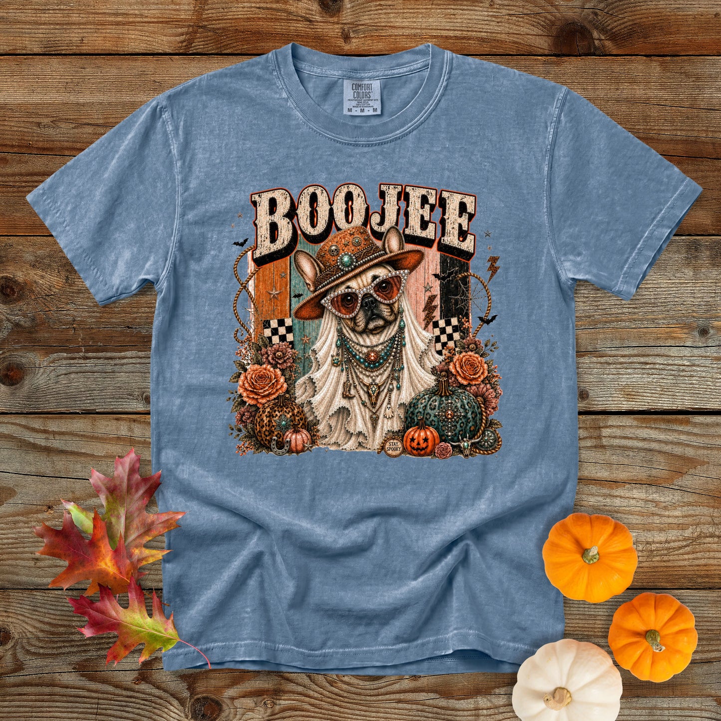 Boojee French Bulldog Halloween T-Shirt | Comfort Colors 1717