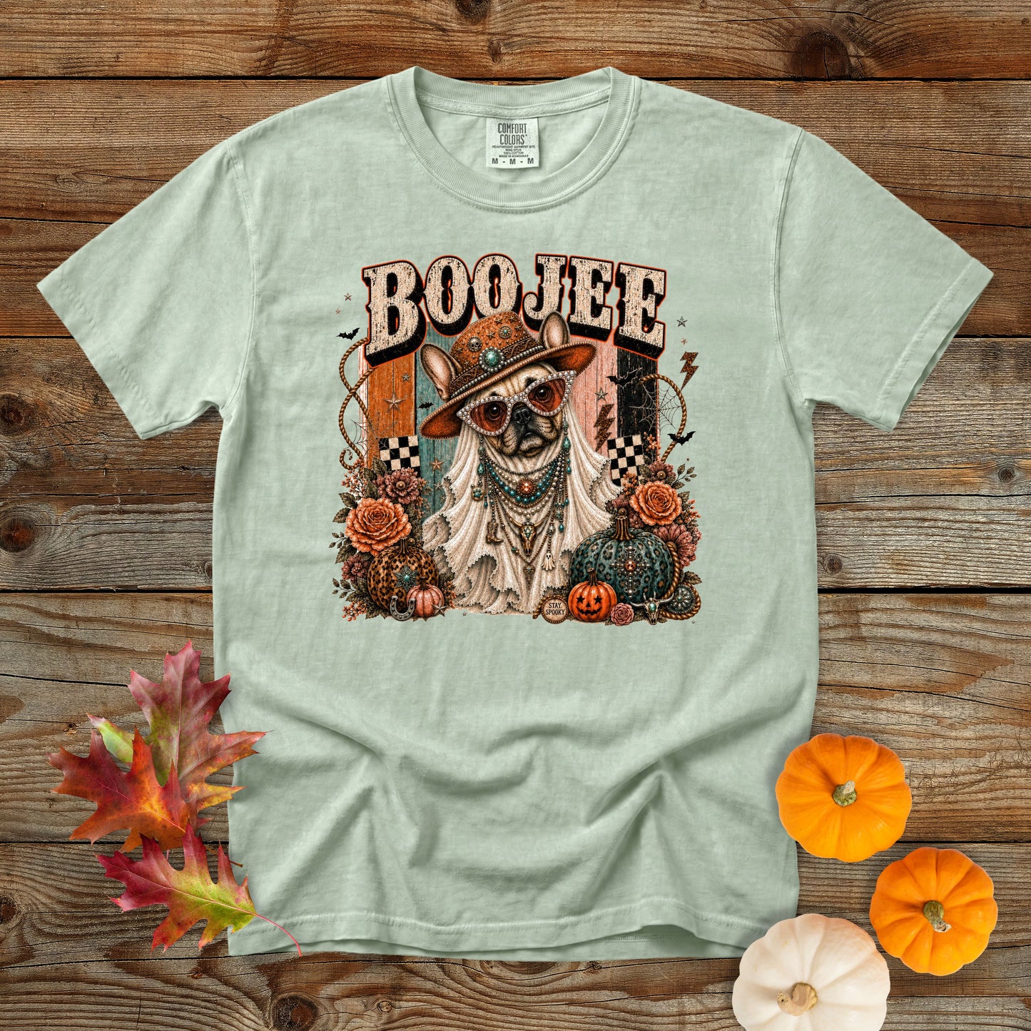 Boojee French Bulldog Halloween T-Shirt | Comfort Colors 1717