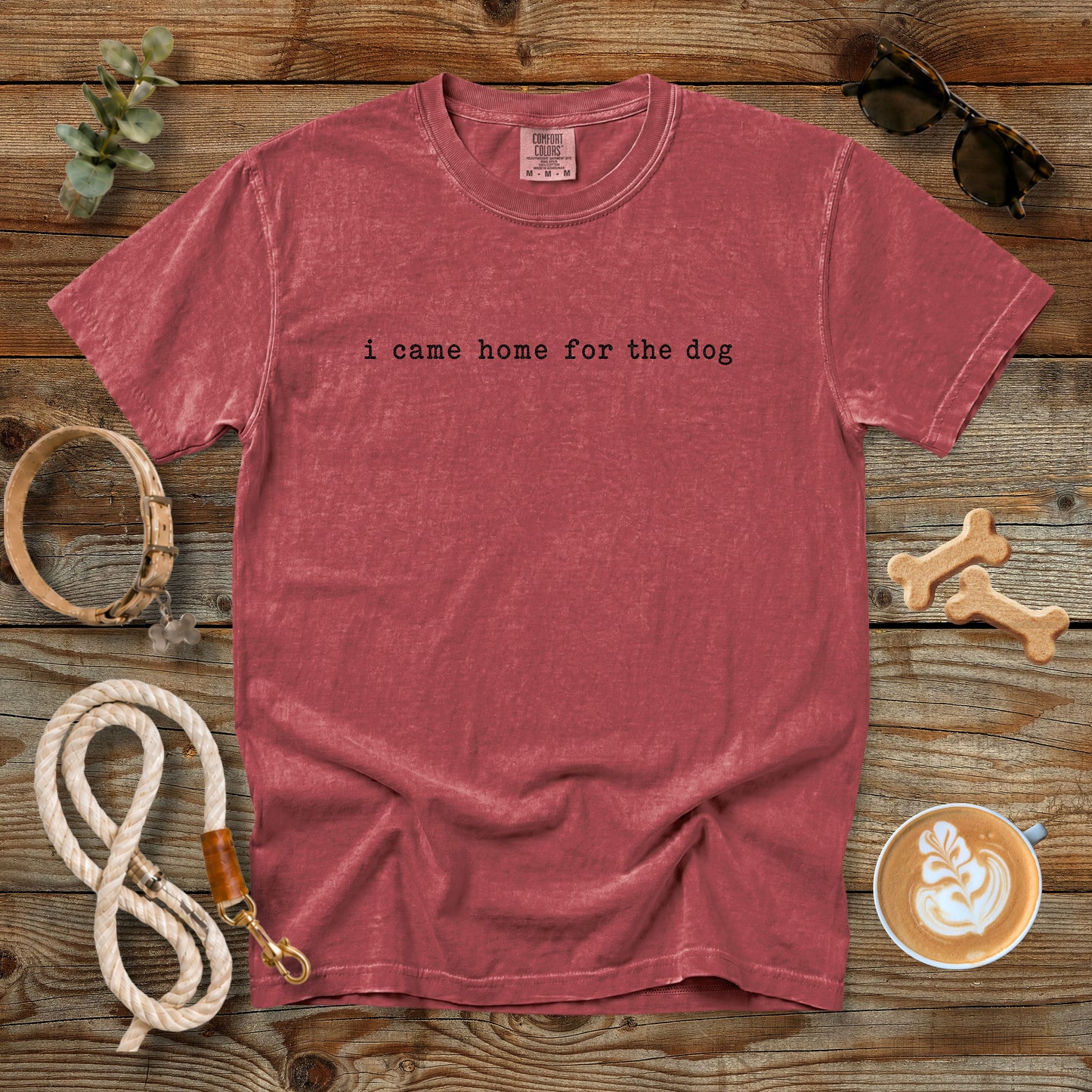 I Came Home for the Dog T-Shirt | Dog Mom Tee Comfort Colors 1717