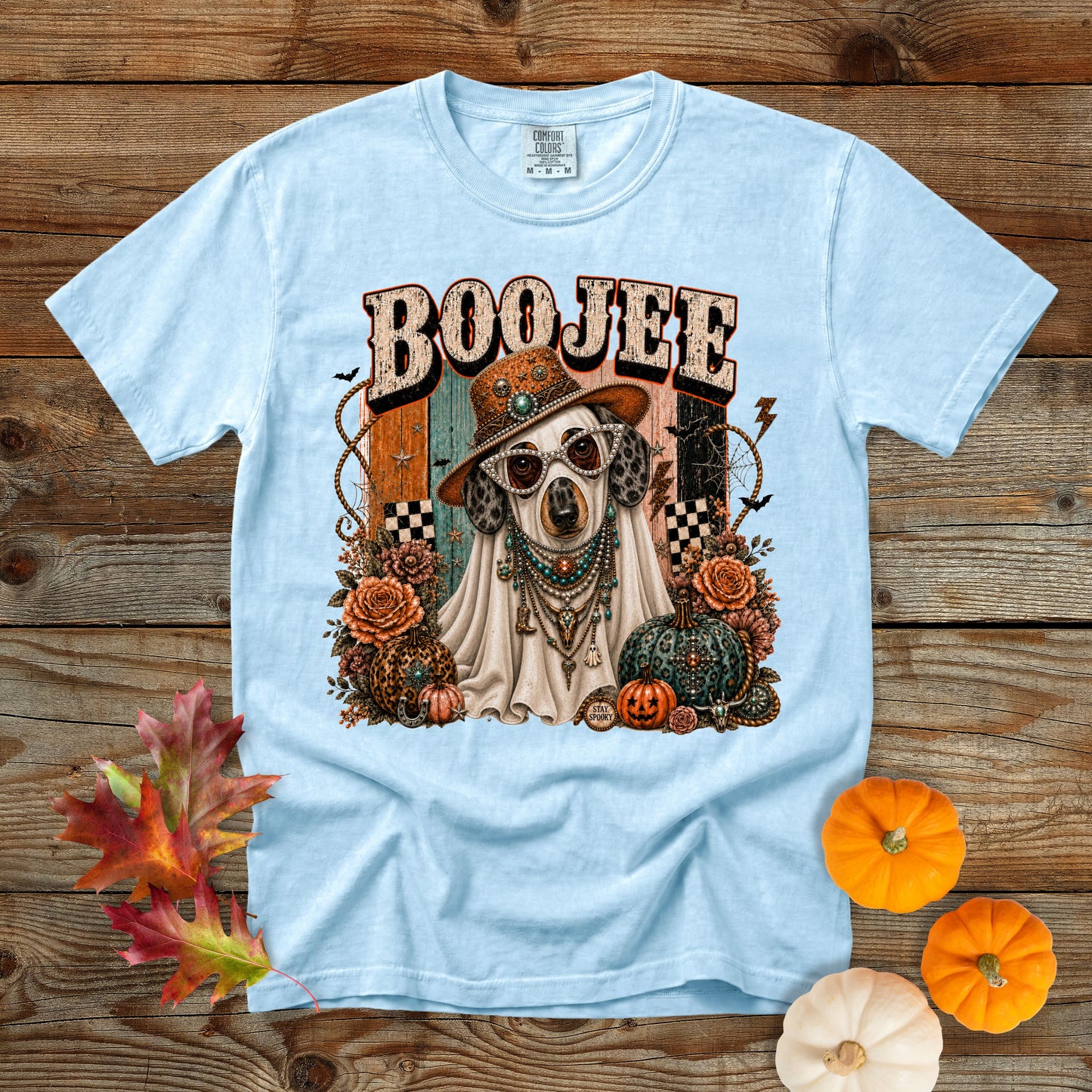 Boojee Ghost Dachshund T-Shirt | Dog Mom Tee Comfort Colors 1717