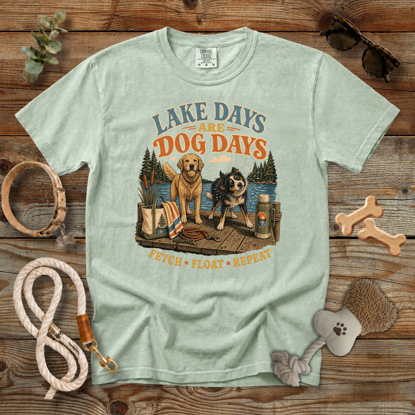 Lake Days Are Dog Days T-Shirt | Dog Mom Comfort Colors 1717
