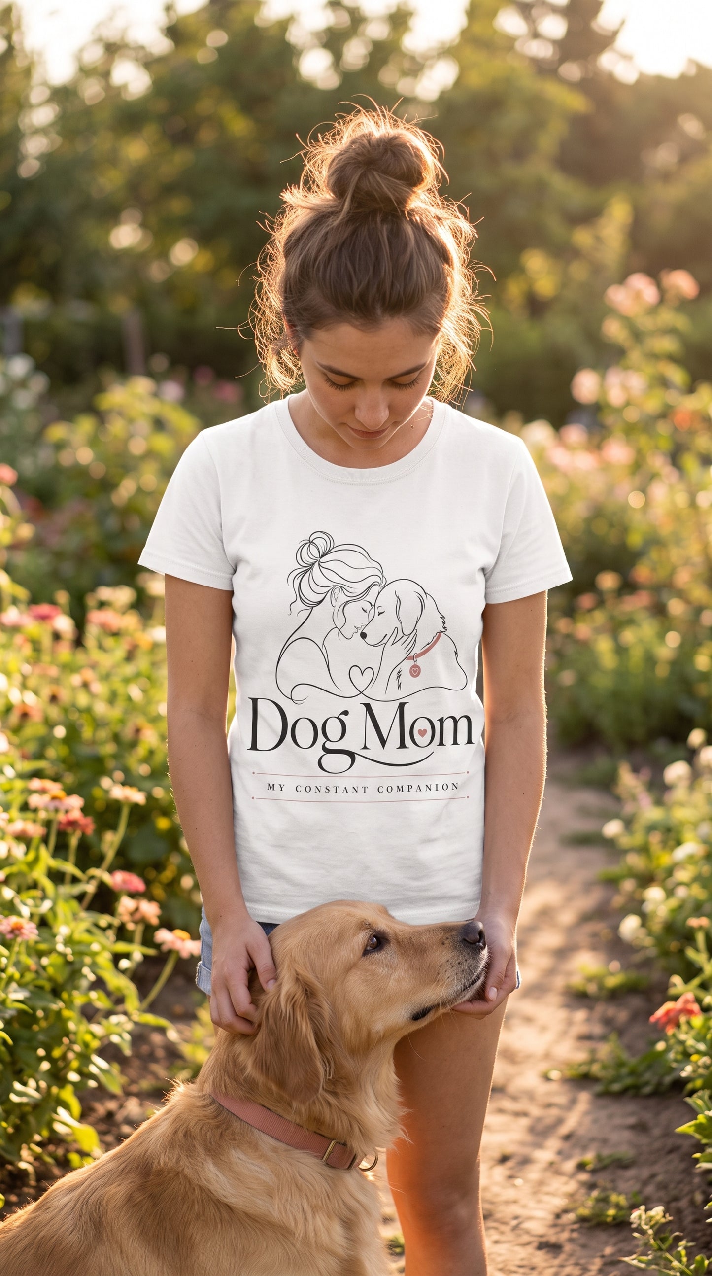 Minimalist Dog Mom T-Shirt | Comfort Colors® 1717