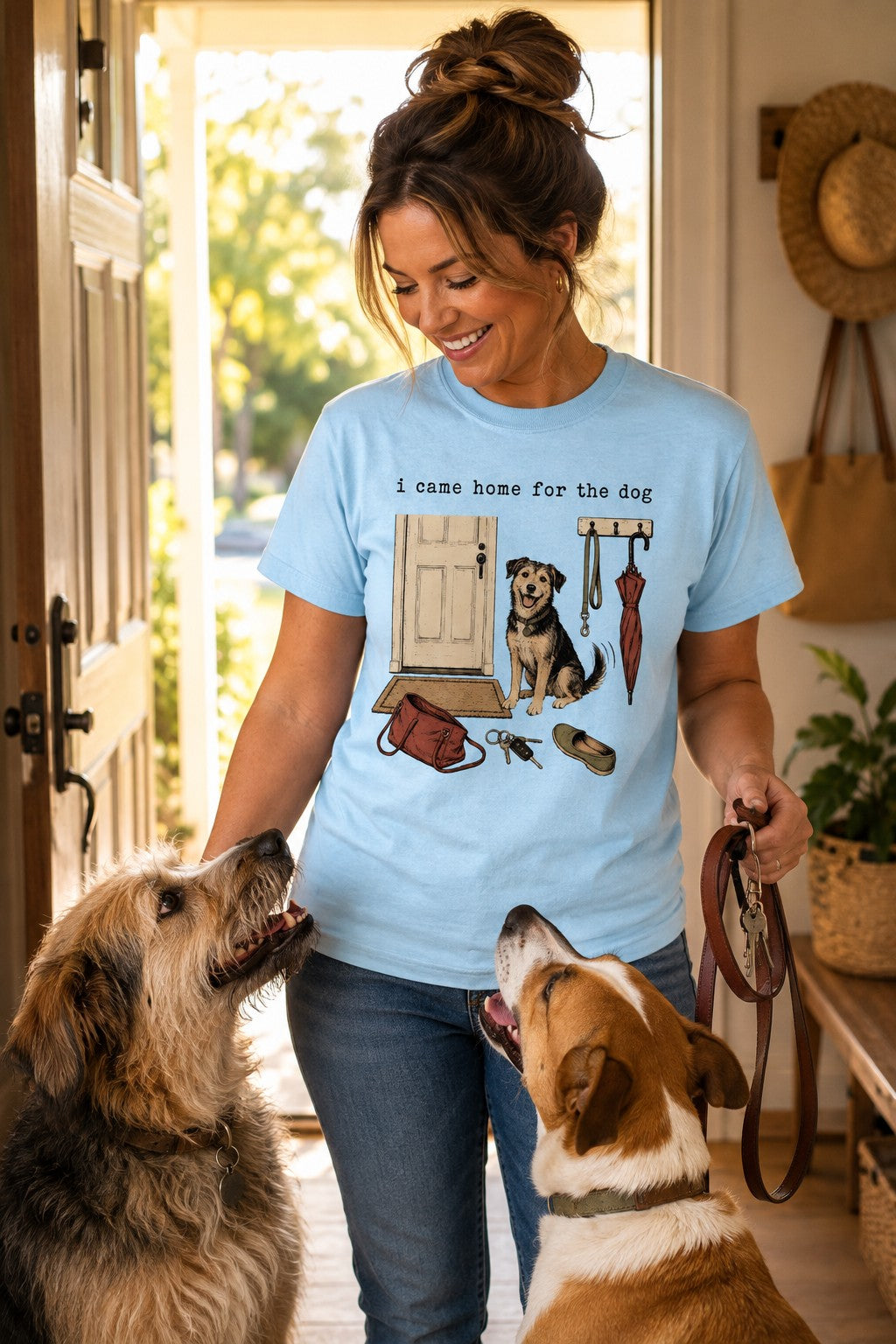 I Came Home for the Dog T-Shirt | Dog Mom Tee Comfort Colors 1717