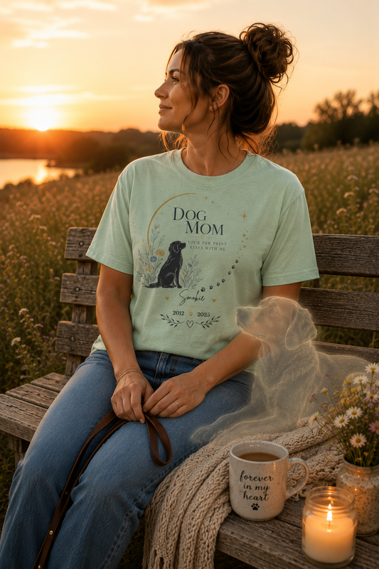 Personalized Dog Memorial T-Shirt | Comfort Colors 1717