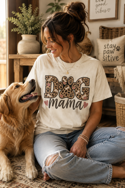 Dog Mama T-Shirt | Comfort Colors 1717