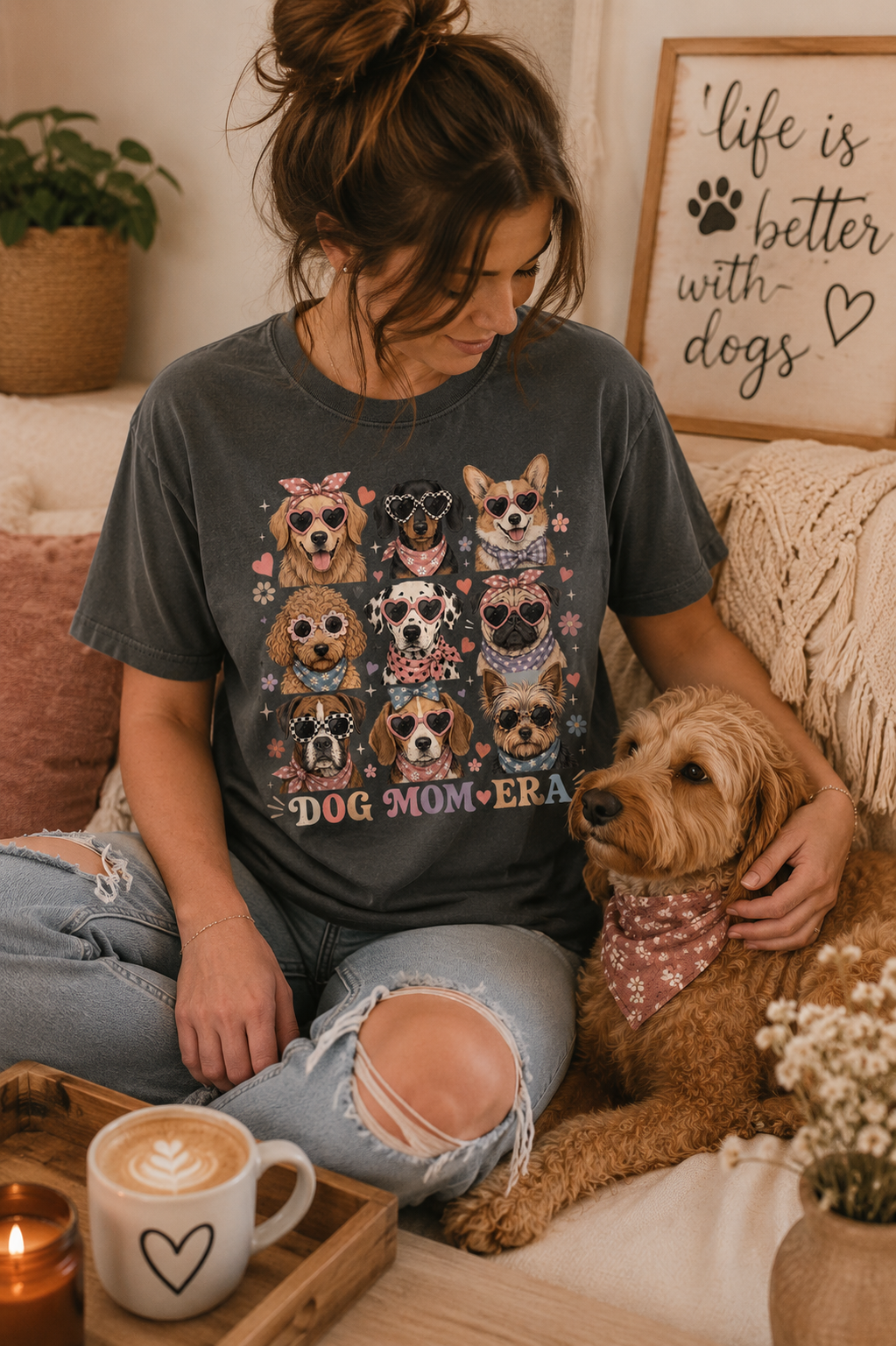 Dog Mom Era T-Shirt | Comfort Colors 1717