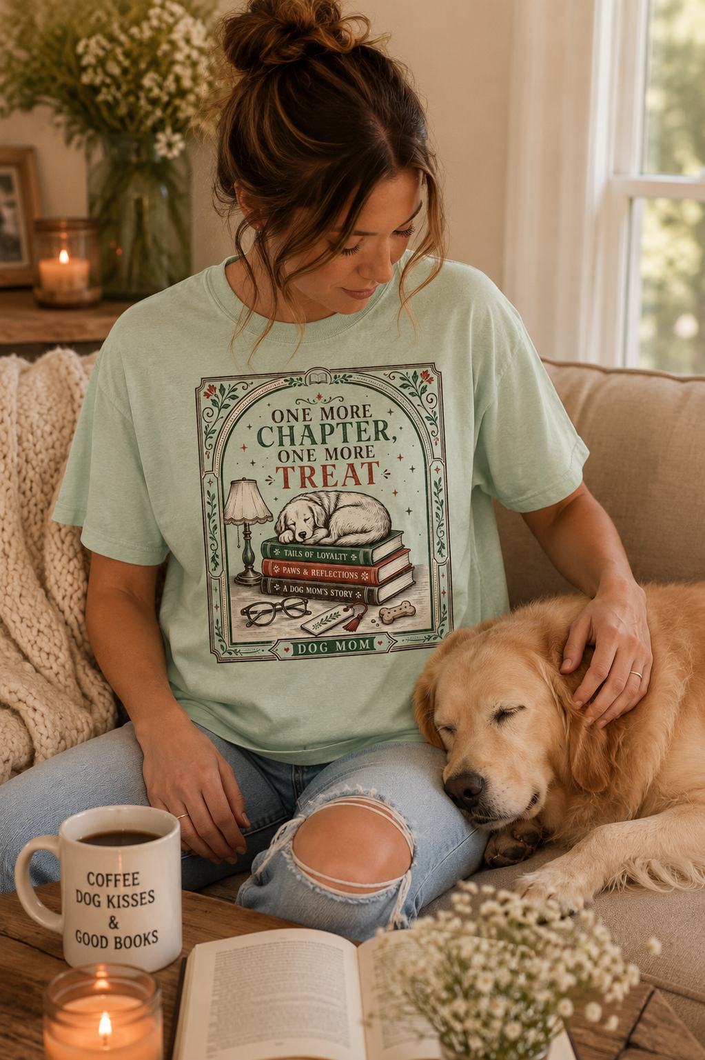 One More Chapter, One More Treat T-Shirt | Comfort Colors® 1717