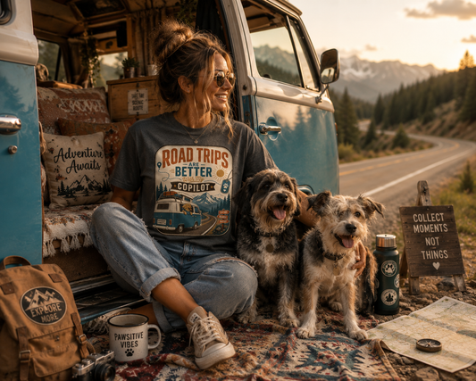 Road Trips Are Better With My Co-Pilot T-Shirt | Comfort Colors® 1717