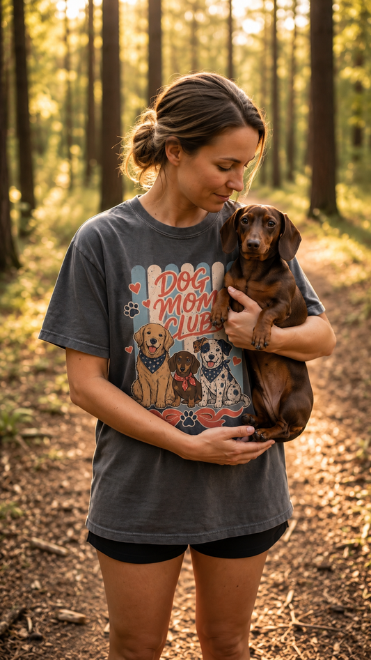 Dog Mom Club T-Shirt | Comfort Colors 1717